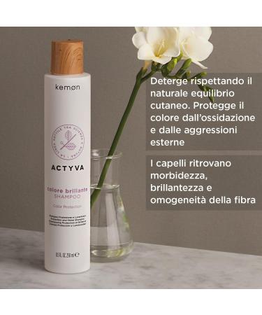Kemon Actyva Colore Brillante Shampoo Colored Hair Shampoo 250ml - Buy Online on GoSupps.com
