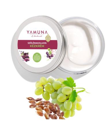 YAMUNA NATURAL BEAUTY Yamuna Hand Cream with Grape Seed Oil Natural Cosmetic from Hungary Helps with overworked hands 100% natural