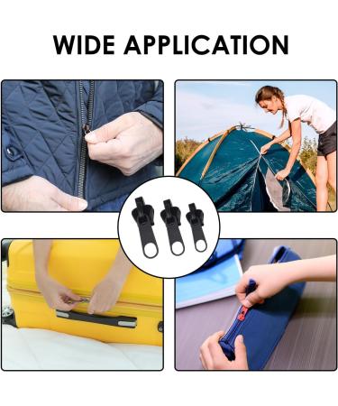 Sanfu 12PC Zipper Repair Set - Universal Zipper Pullers for Jackets Coats & Suitcases (3 Sizes) - International Shipping Available - Buy Online on GoSupps.com