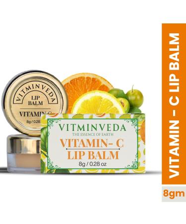 BEMT Vitamin C Lip Balm for Women & Men Nourishing Lip Care with Shea Butter | Moisturizing Paraben-Free & Sulphate-Free Lip Balm 8g - Buy Online on GoSupps.com