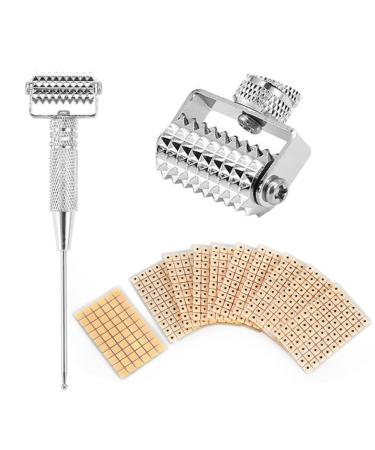 Face massage roller multifunctional massage needle roller acupuncture points detector massage tool for body and face massage (2 #) 2 #