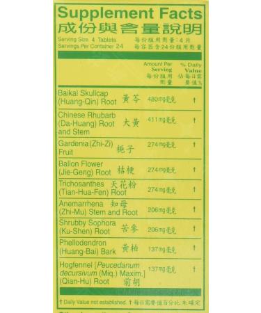 Ching Fei Yi Huo Pien (Baikal Skullcap Tablets) for Lung & Respiratory Health - 96 Tablets - Buy Online on GoSupps.com