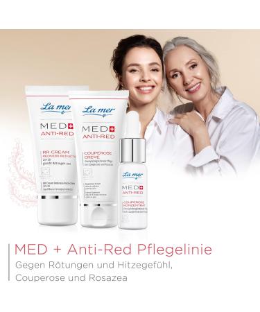  La Mer La Mer MED+ Anti-Redness Cream for Rosacea Day and Night Reduces facial redness Intensive care for irritated skin 50 ml - Buy Online on GoSupps.com