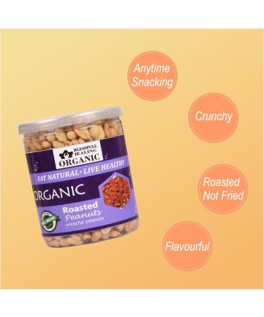 Blessfull Healing Organic Natural Vegan Sriracha Roasted Peanuts Crunchy Healthy Snacks 250 Gram - Buy Online on GoSupps.com