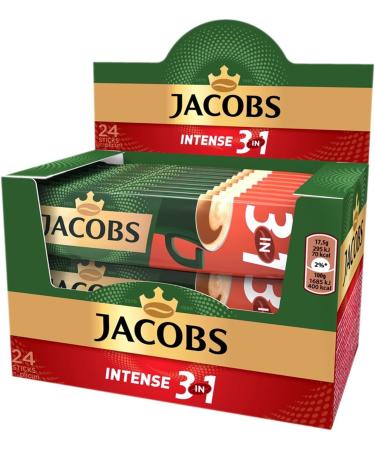  Jacobs JACOBS Pack of 60 Instant Coffee Sachets 3 in 1 Original Latte Caramel Ice Milka Intense 2 in 1 (60 Intense) - Buy Online on GoSupps.com
