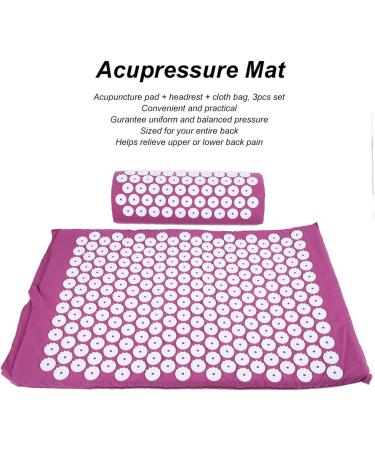 Shop Purple Green Acupuncture Mat Set | Acupressure Pad for Ultimate Relaxation - International Shipping Available - Buy Online on GoSupps.com