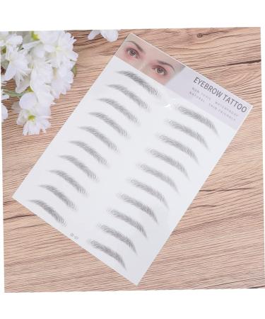 Didiseaon 2pcs 3d Eyebrow Stickers Eyebrow Stencil Stick on Brows Imitation Eyebrow Template 6 Proof - Buy Online on GoSupps.com