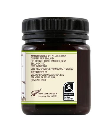 Wedderspoon Organic Raw Manuka Honey KFactor 16 - 8.8 oz (250g) | Premium All-Natural Health Benefits - Buy Online on GoSupps.com