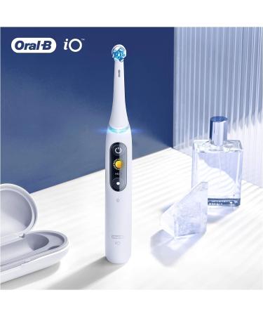Oral-B iO Ultimate Clean Electric Toothbrush Head - Twisted & Angled Bristles for Deeper Plaque Removal - Pack of 4 - White 4 Count - Fits Mailbox - 1 Pack - Buy Online on GoSupps.com