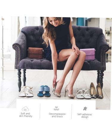 NOLITOY Heel Protector - 6 Pairs Cracked Heel Relief Cushions & Adjustable Toeless Pads for Comfort | Soft Heel Cups & Spray Bottle - Buy Online on GoSupps.com
