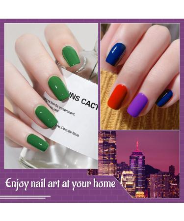 JODSONE 60 PCS Gel Nail Polish Kit with UV Light Base - Soak Off Manicure Set for All Seasons | Matte Glossy Top Coat & Accessory Tools Included - Buy Online on GoSupps.com