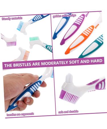 Gleavi 16-Piece Denture Cleaning Brush Set | Prothesis Care Tools for Adults | Effective False Teeth Cleaning - Buy Online on GoSupps.com