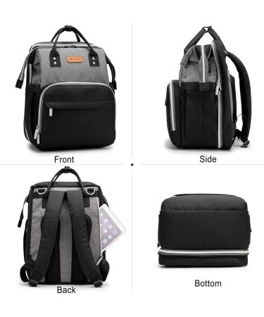 Fandare Diaper Backpack & Baby Wrap Bag - Travel-Friendly Sortable with Foldable Bed & USB Charging - Perfect for Moms & Dads - Blue - Buy Online on GoSupps.com
