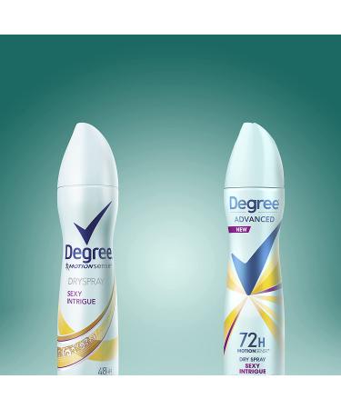 Degree Women's Sexy Intrigue Dry Spray Deodorant 4-Pack | 72-Hour Sweat & Odor Protection | MotionSense Technology | 3.8oz - Buy Online on GoSupps.com