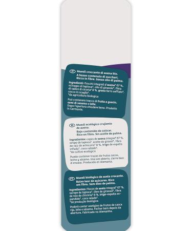 Organic Krunchy Oat Muesli Low Sugar 375g (Oats) - Buy Online on GoSupps.com