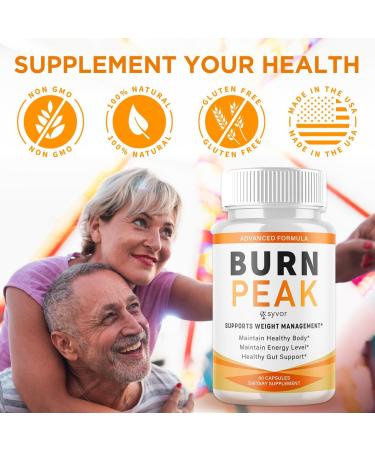(5 Pack) Burn Peak Capsules Official Burnpeak Pink Salt Pills with All Natural Ingredients Advanced Health and Wellness Supplement with Premium Vitamins for Active Lifestyle Support (300 Capsules) - Buy Online on GoSupps.com