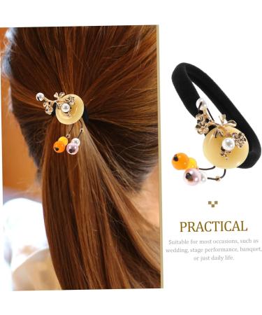 Didiseaon 1pc Hair Accessories Hair Rope Flower Hairbands Retro Hair Ties Scrunchy Hair Ties Retro Hair Loop Crystal Hair Ring Vintage Headdress Copper Etc. Agate Chinese Style - Buy Online on GoSupps.com