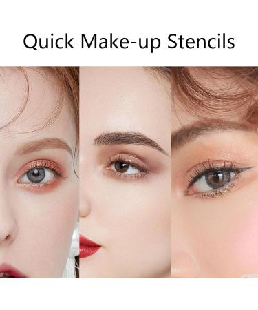10 Eyeliner Stencils | Cat Eye Shadow Stickers - Eyeshadow Pads Multipurpose Eye Makeup Stencil Tool Kit Quick Make-Up Template for Beginners Fanelod 10 Pcs 01 - Buy Online on GoSupps.com