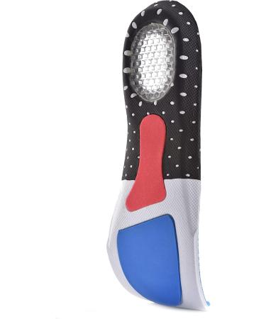 Orthopedic Gel Insoles for Men & Women - Eva Memory Foam Comfort for Flat Feet & Plantar Fasciitis Relief - Buy Online on GoSupps.com