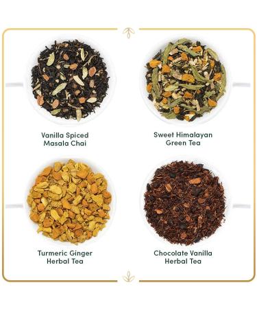 VAHDAM Birthday Gift Box - Oprah's Favorite Brand - 4 Teas, 100 Servings - Premium Birthday Tea Gift Set for Women & Men - Luxurious Happy Birthday Assorted Tea Gift Set - Buy Online on GoSupps.com