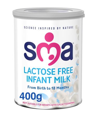 SMA LF Lactose Free Infant Milk Powder Formula from Birth 400g (Pack of 1)