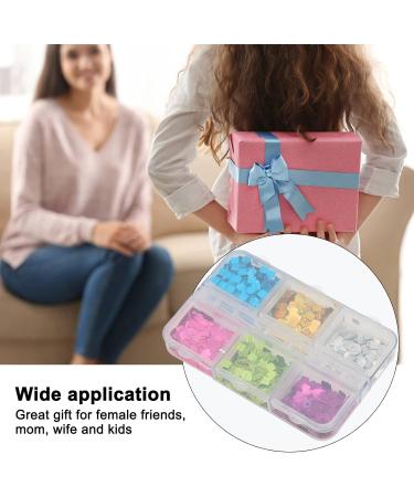 Sparkle Nails Flake Nail Sequins Flake Shaped Sparkle 6 Square Hybrid Color Square Nail Art Flash DIY Nail Art Decoration Nail Glitter Nails for Face Makeup Hair Body Art Nails - Buy Online on GoSupps.com