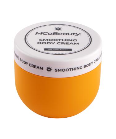 MCoBeauty EVERYDAY Smoothing Body Cream with Caffeine Cacao Extract Shea Butter and Coconut Oil Vegan Cruelty Free Cosmetics