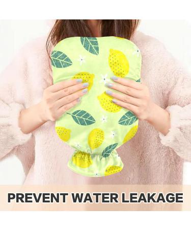 Naanle 1L Yellow Juicy Lemon Hot Water Bottle | Transparent Pain Relief & Warm Hand/Foot Therapy | Ideal for Bed & Cold Therapy - Buy Online on GoSupps.com