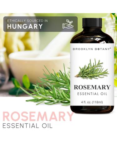 Brooklyn Botany Eucalyptus & Rosemary Essential Oils 4 Fl Oz (Pack of 2) 100% Pure & Natural Stimulating & Herbal Aromatherapy Blend - Buy Online on GoSupps.com
