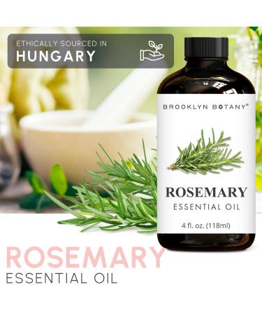 Brooklyn Botany Lemon & Rosemary Essential Oils 4 Fl Oz (Pack of 2) 100% Pure & Natural Refreshing & Clarifying Aromatherapy Blend - Buy Online on GoSupps.com