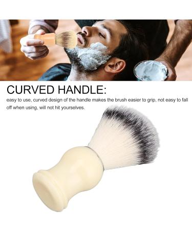 Premium Men's Beard & Shaving Brush | Handmade Curved Handle | Perfect Gifts for Men | Hairdressing Salon Tool - Buy Online on GoSupps.com