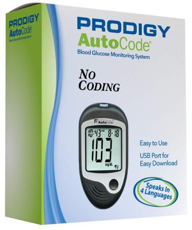 Prodigy - 38484051850 Autocode Talking Blood Glucose Monitoring Meter Prodigy Autocodelack