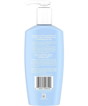 Neutrogena Fresh Foaming Facial Cleanser & Makeup Remover - 6.7 fl. oz | Non-Comedogenic, Hypoallergenic Daily Face Wash with Glycerin - Oil & Alcohol-Free Formula for Dirt, Oil & Waterproof Makeup Removal - Buy Online on GoSupps.com