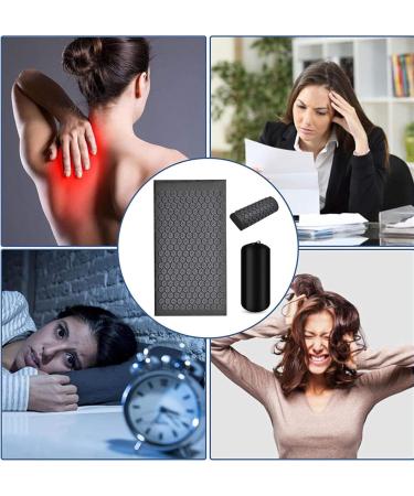 Eeyzd Set of 3 Eco-Friendly Acupressure Mats | Relaxing Foot Care Carpets for Muscle Relief Improved Sleep & Yoga - Buy Online on GoSupps.com