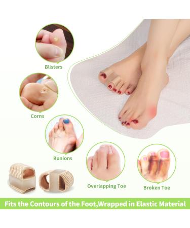 Gel Bunion Toe Separators | Silicone Spacers for Overlapping Toes | Breathable Foot Pain Relief for Men & Women - Buy Online on GoSupps.com