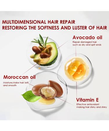 Hair Care Essential Oil Capsules - 80 PCS | Moroccan & Avocado Oil | Vitamin E | Moisturizing & Damage Repair | Enhance Elasticity & Anti Frizz | No Rinse Serum - Buy Online on GoSupps.com