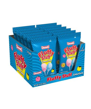 Fluffy Stuff Cotton Candy, 12 Oz (Pack of 12)