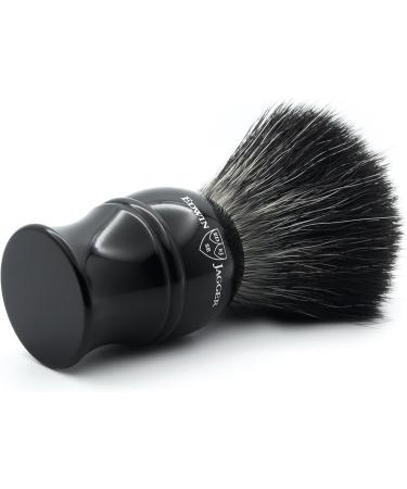 Edwin Jagger 1EJ336SYN Classic Black Vegan Exfoliating Shaving Brush - Imitation Ebony - Buy Online on GoSupps.com