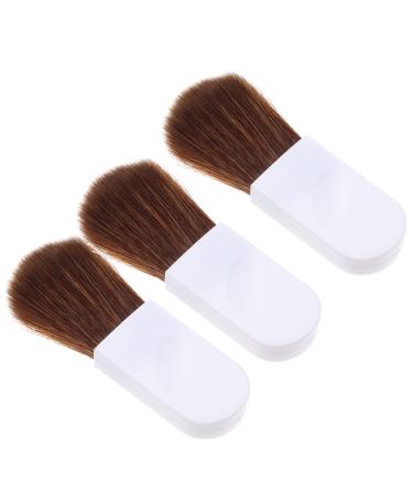 Beaupretty 1 Set Blush Brush Blending Cosmetic Brush Powder Buffing Brush Blusher Brush Highlighter Makeup Brush Powder Large Brush Liquid Blush Travel White Cheek Pvc Face