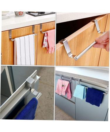 Cabilock 1pc Cabinet Door Hook Wall Mounted Shelves for Storage Wall Towel Storage Rack Kitchen Rack Metal - Buy Online on GoSupps.com
