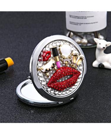 Beaupretty Travel Purse Mirror Compact - Double Sided Metal Round Mirror for Women - Buy Online on GoSupps.com