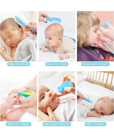 Baby Healthcare and Grooming Kit  Portable Baby Safety Care Set  Baby Essentials kit for Newborn (Blue 26 in 1) - Buy Online on GoSupps.com