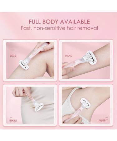 Temperature-Sensitive Bikinirasiser for Women | Gentle Manual Body Razor for Legs Armpits & Bikini Zone | Aibyks Portable Hair Removal for Everyday Use - Buy Online on GoSupps.com