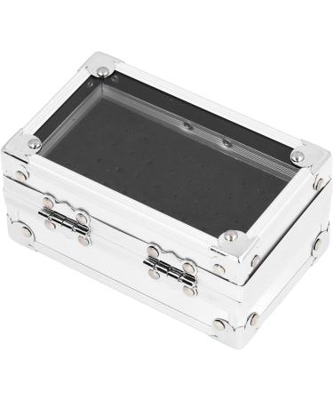 Nail Drill Bits Holder Drop Resistant Multi Hole Nail Drill Bits Stand Displayer Organizer Container (Silver) - Buy Online on GoSupps.com