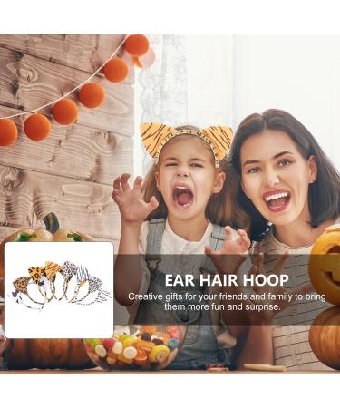 Shop Lurrose 6-Piece Plush Animal Hair Ties - Cat Tiger Leopard Designs for Halloween & Parties | Trendy Accessories for Girls & Women - Buy Online on GoSupps.com