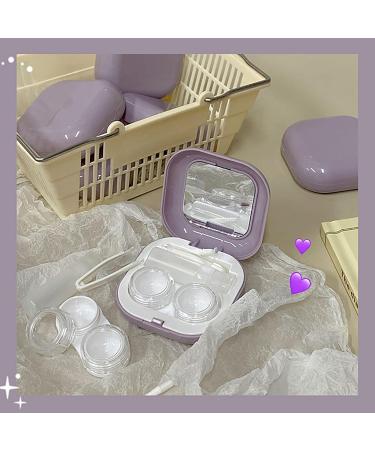 FCSHFC Portable Contact Lens Case - Compact Double Storage Box (Color A) | Easy Care & Travel-Friendly - Buy Online on GoSupps.com