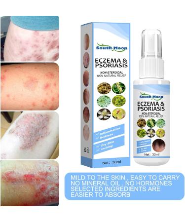 DUBUSH Melllop Herbal Psoriasis Relief Mist - Moisturizing Solution for Delicate Skin (2pcs) - Buy Online on GoSupps.com