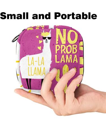 Portable Storage Bags for Women's Essentials | Alpaca Cactus Design | Organize Bandages Menstrual Pads Panty Liners & Tampons - Buy Online on GoSupps.com