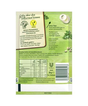 Buy Knorr Salad Dressing Croutinos with Sunflower Seeds - 25g Pack | International Shipping Available - Buy Online on GoSupps.com