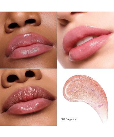 POPCODE Clear Color Changing Lipstick Tinted pH Lip Balm Hydrate & Nourish Lip While Leaving Sheer Pink Tint with Honey Peach Scent #002 Sapphire - Buy Online on GoSupps.com
